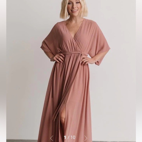 Baltic Born Mauve Maxi Dress - Picture 1 of 6